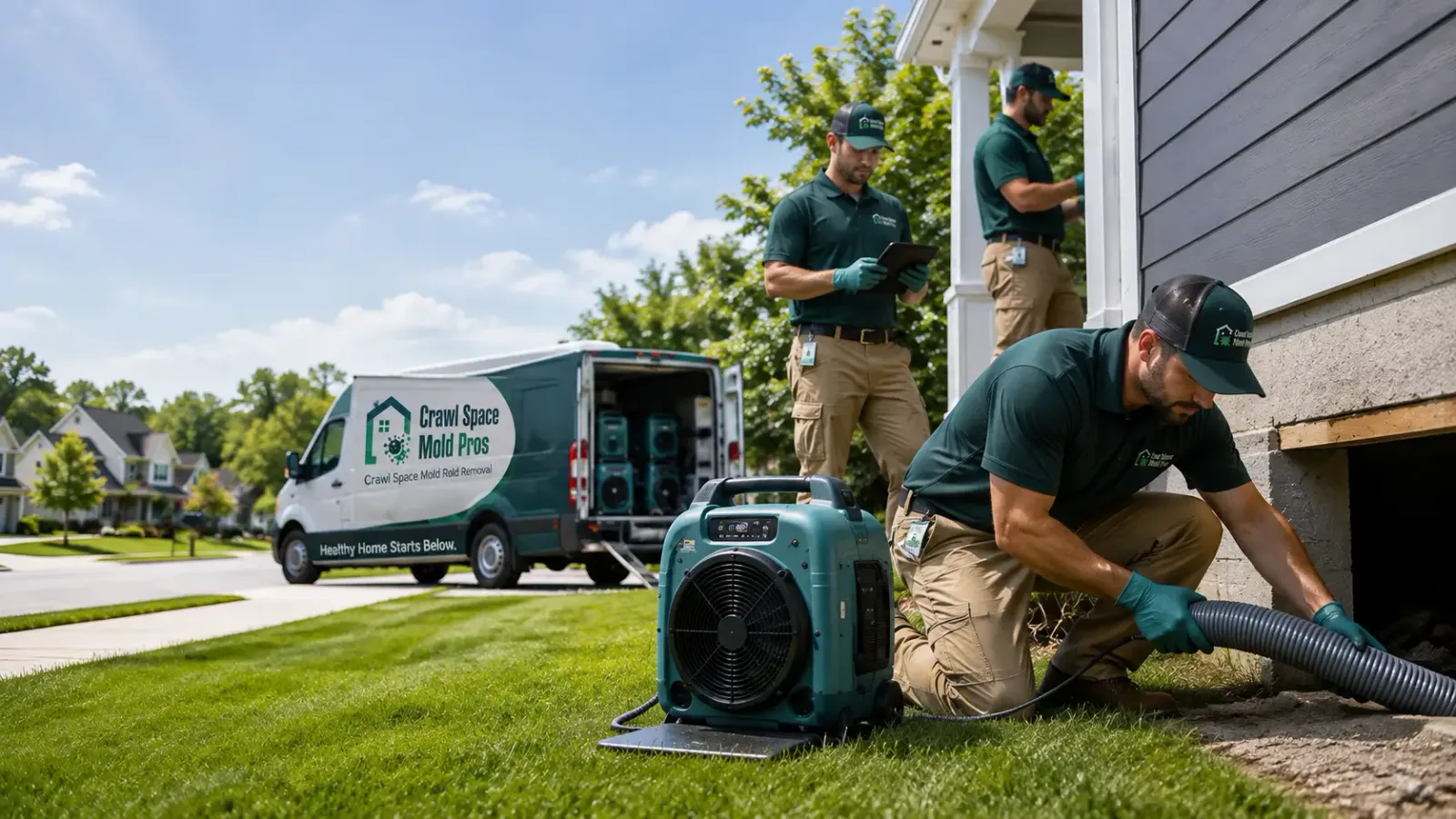 Crawl Space Mold Removal in Bellevue, ID